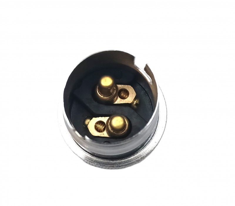 Lamp holder B22 chrome finish M10 thread