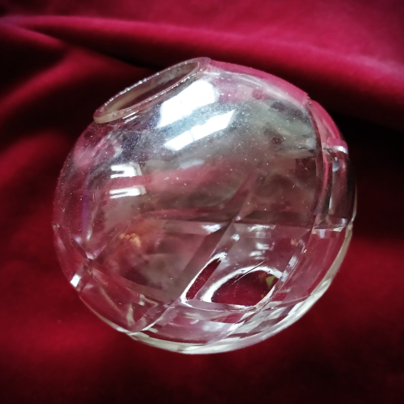 Chandelier 1950s CENTRE BALL STEM BREAK BALL 80mm x 90mm