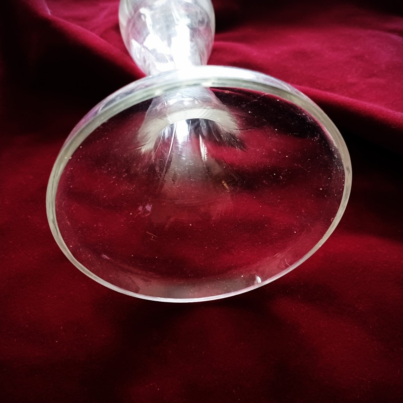 Vintage Chandelier Blown Glass Centre Stem