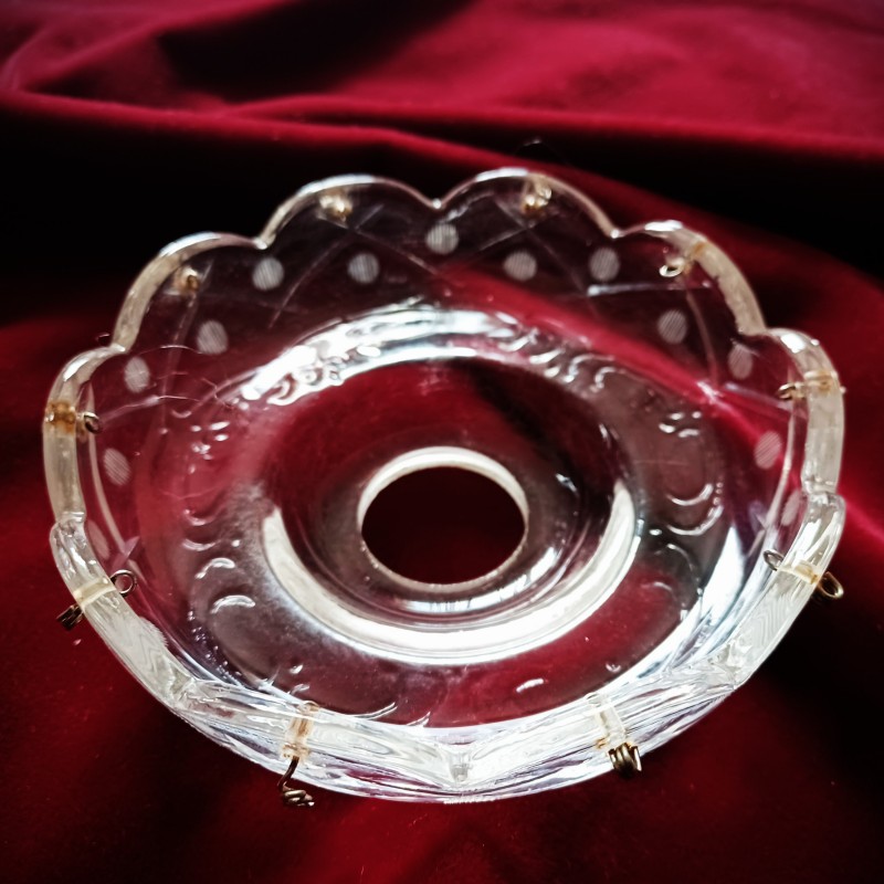 Antique chandelier pan - Bobeche 
