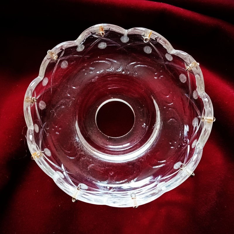 Antique chandelier pan - Bobeche 