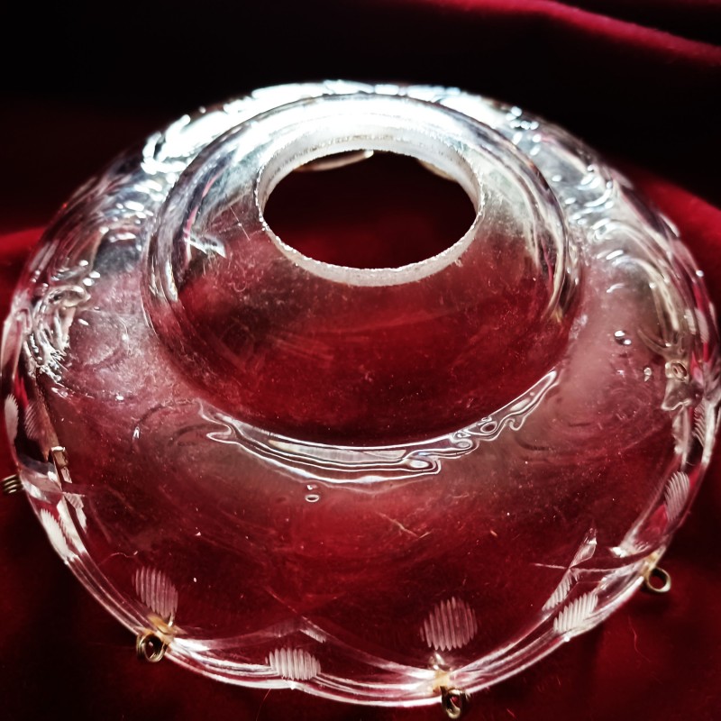 Antique chandelier pan - Bobeche 