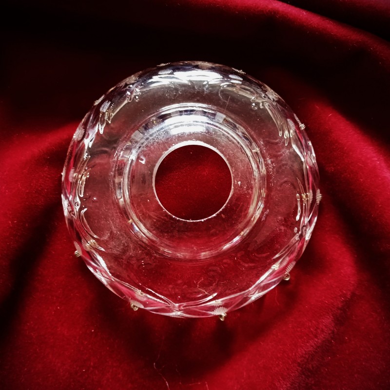Antique chandelier pan - Bobeche 
