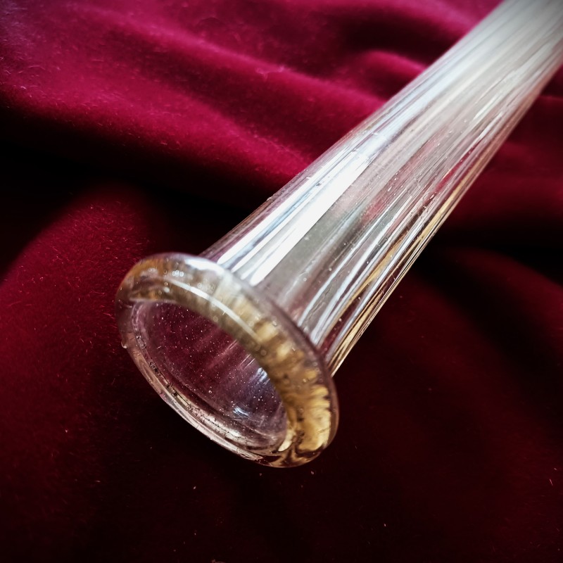 Antique Murano Chandelier Stem Glass tinted