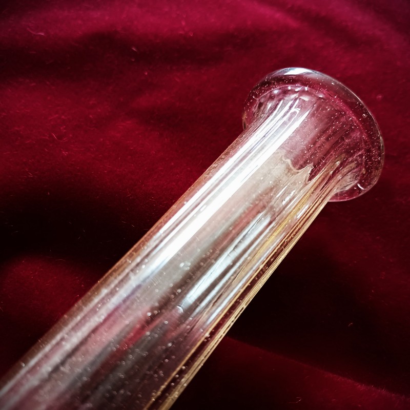 Antique Murano Chandelier Stem Glass tinted