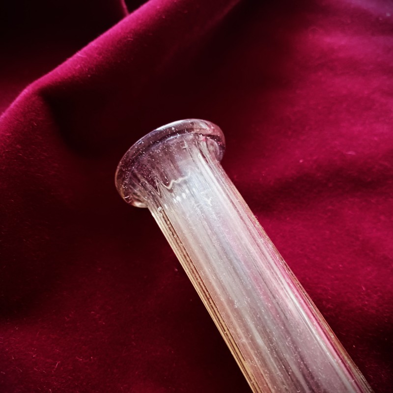Antique Murano Chandelier Stem Glass tinted