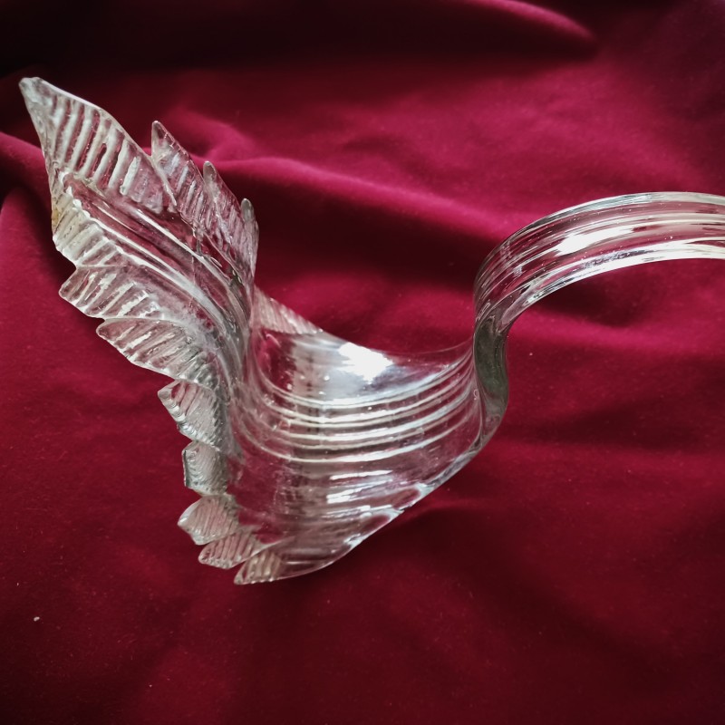 Venetian Clear glass Chandelier Leaf