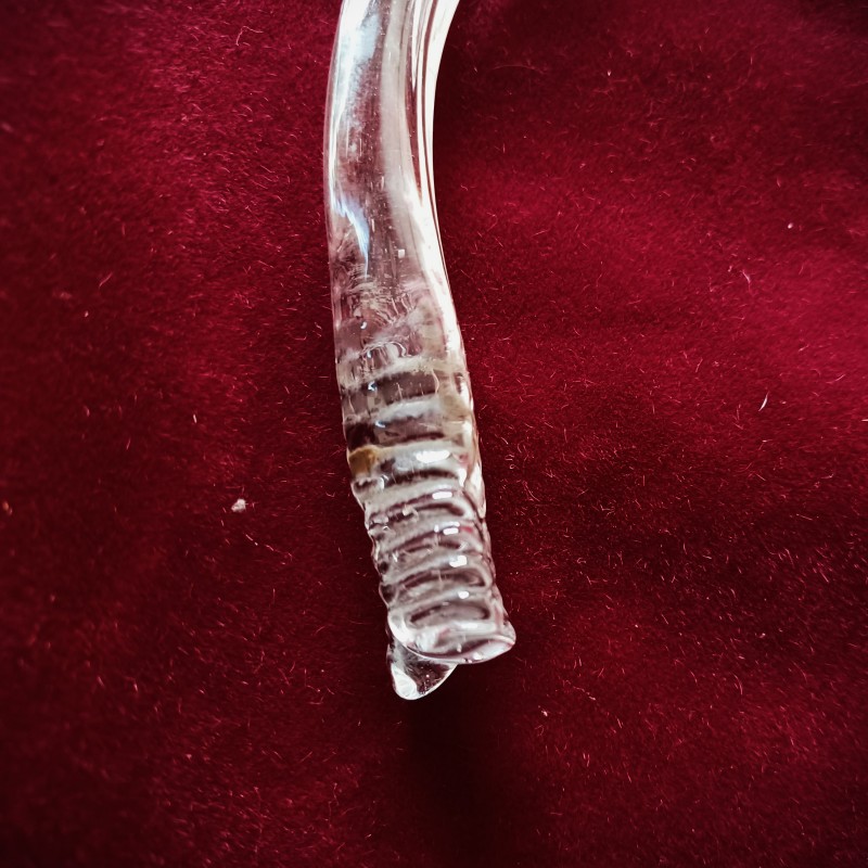 Venetian Clear glass Chandelier Leaf