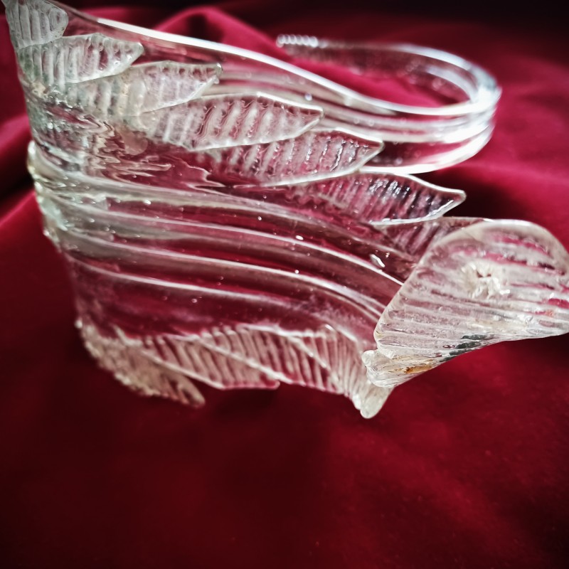 Venetian Clear glass Chandelier Leaf