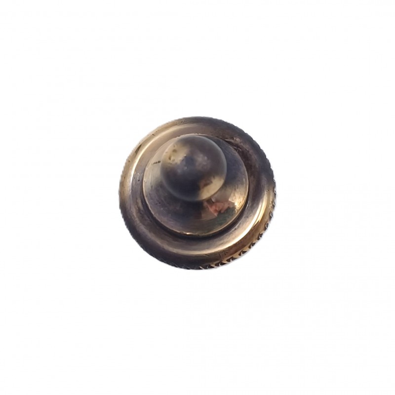 Brushed antique rope edge finial for lighting and chandeliers