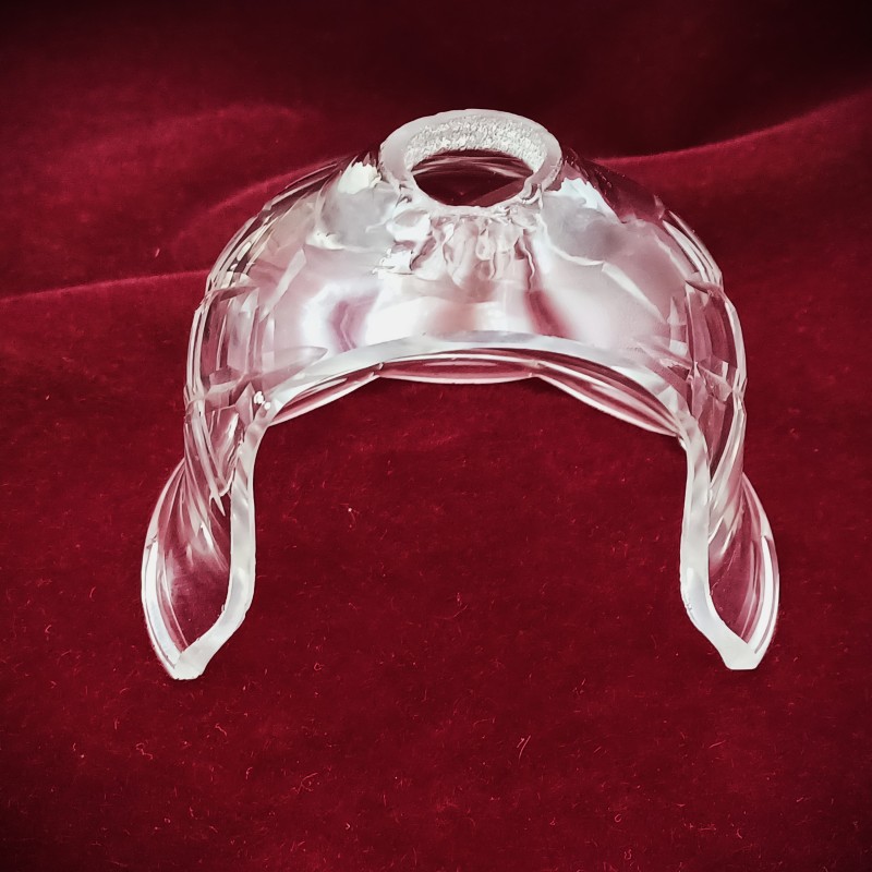 Wall Light cut Glass Receiver Plate  