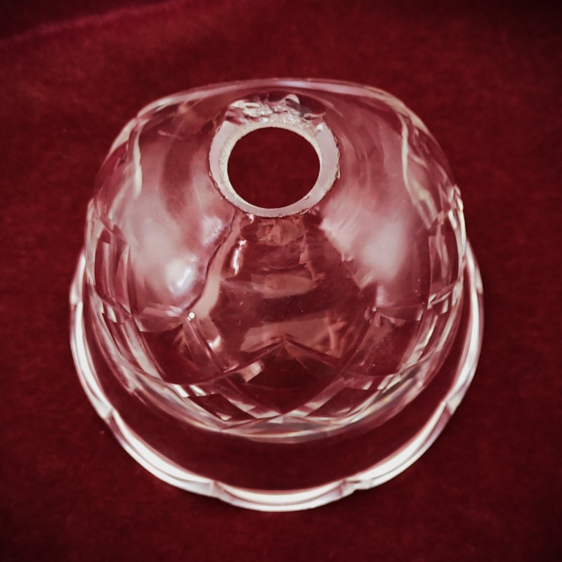 Wall Light cut Glass Receiver Plate  