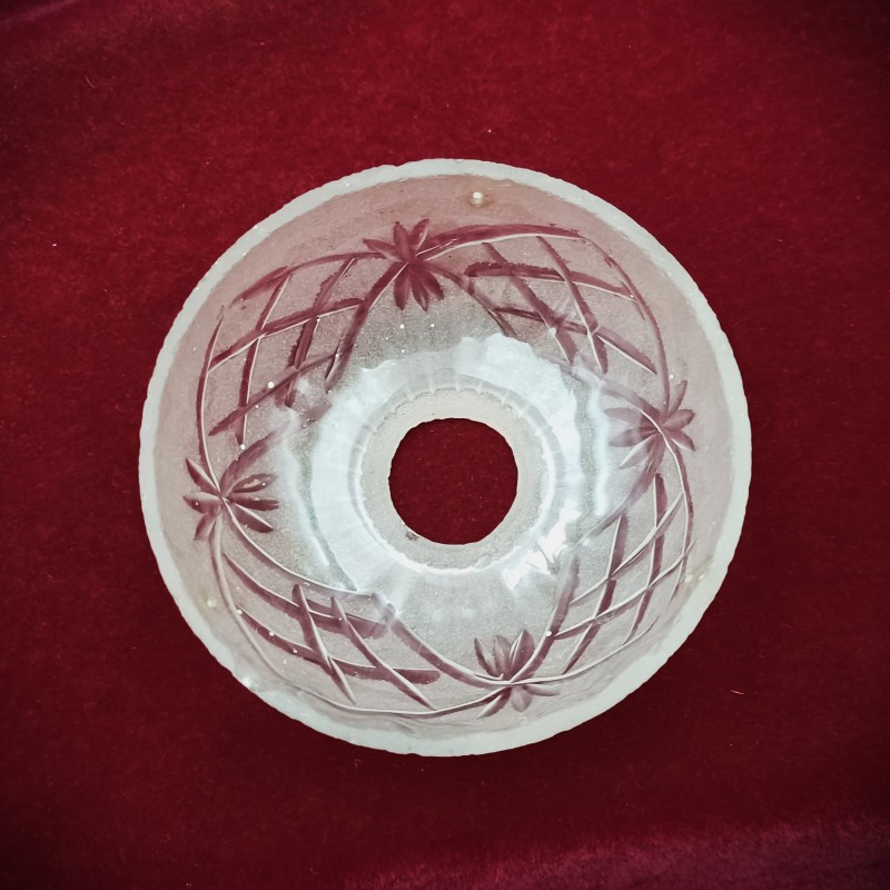 Old chandelier pan Etched Design