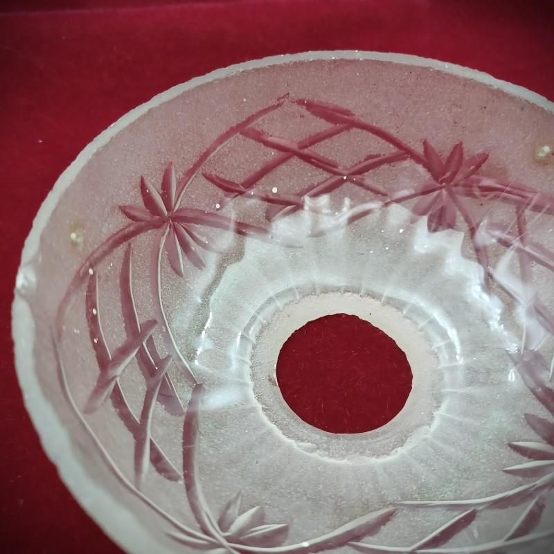 Old chandelier pan Etched Design