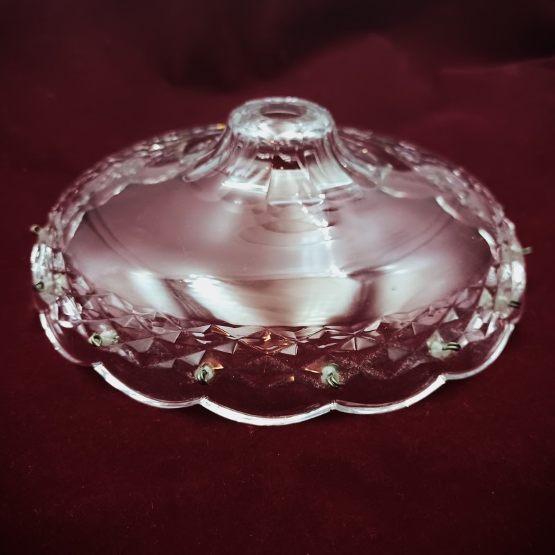 Bohemian chandelier top canopy 1950s 