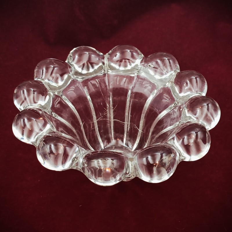 RARE VINTAGE CHANDELIER GLASS TOP CANOPY
