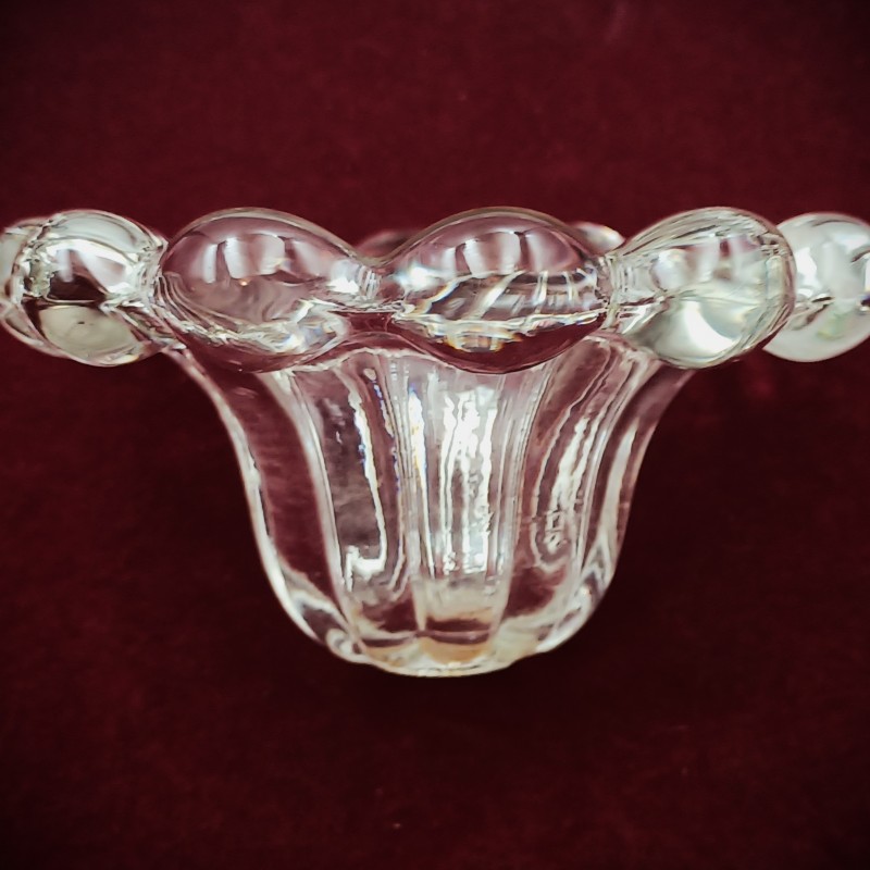 RARE VINTAGE CHANDELIER GLASS TOP CANOPY