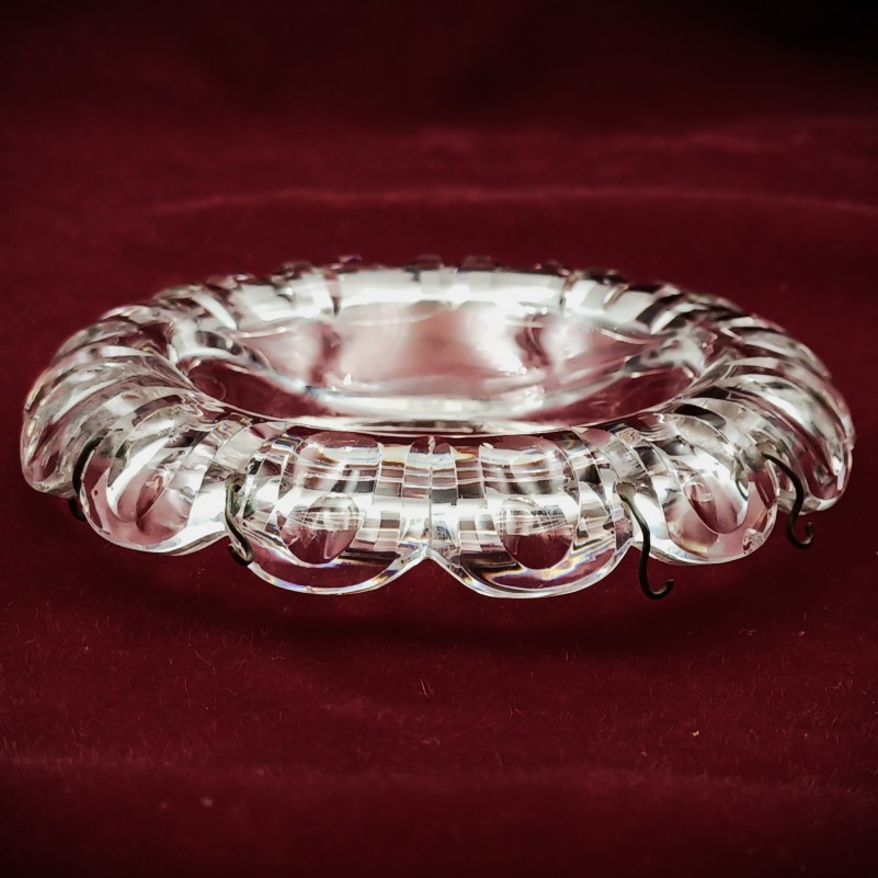 Antique chandelier double socketed pan early 19th century