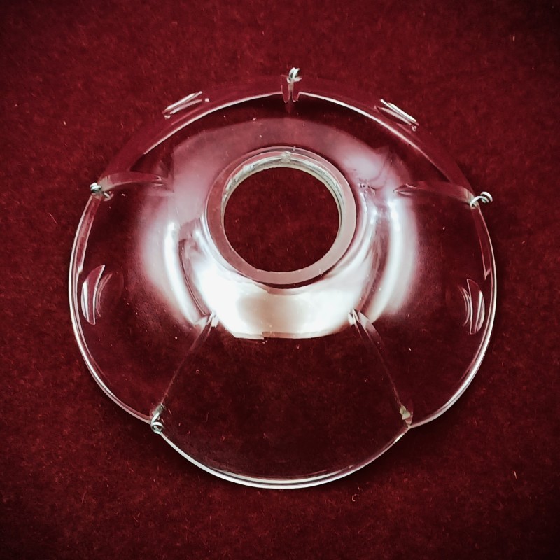 Vintage chandelier glass saucer hand blown