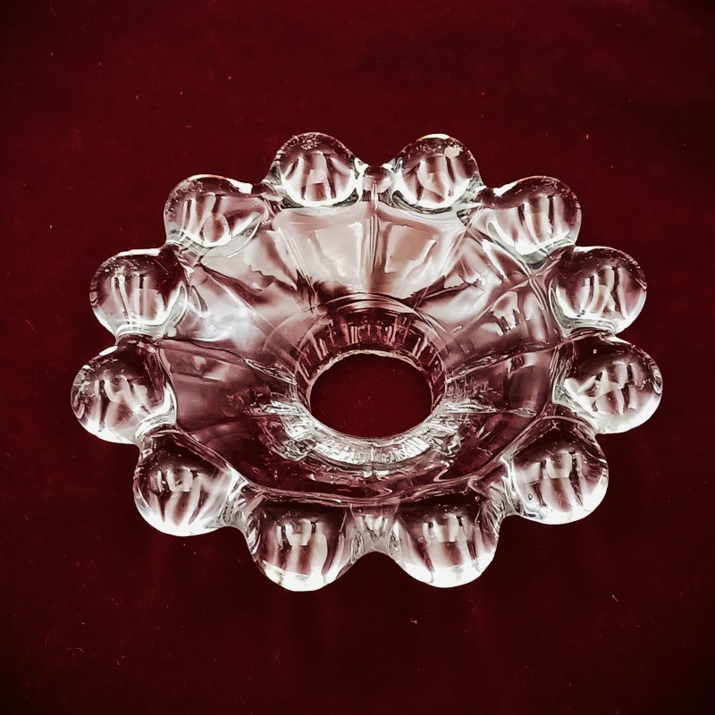 Bobeche - bobble rimmed