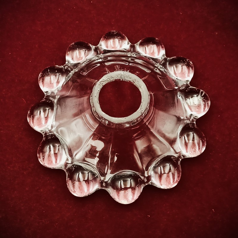 Bobeche - bobble rimmed