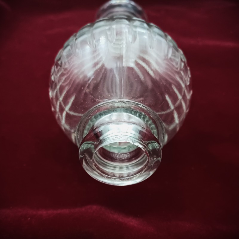 Vintage Clear Glass Chandelier Centre Brake Piece