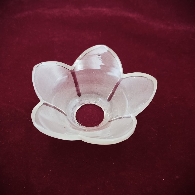 Small chandelier top Canopy frosted glass