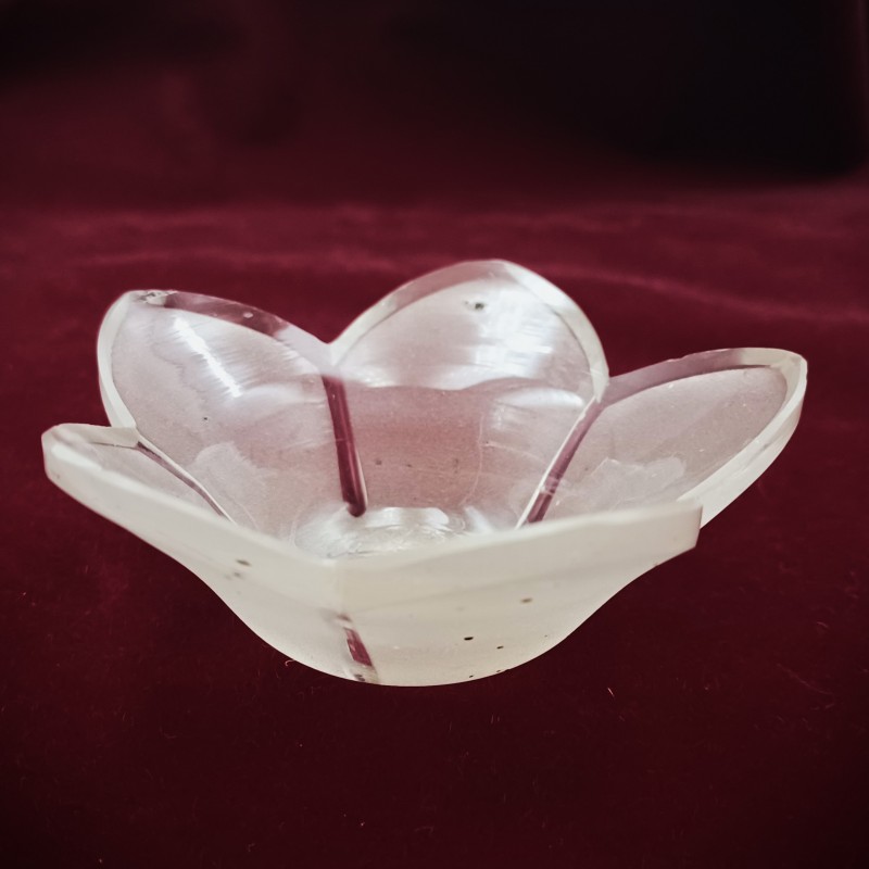 Small chandelier top Canopy frosted glass