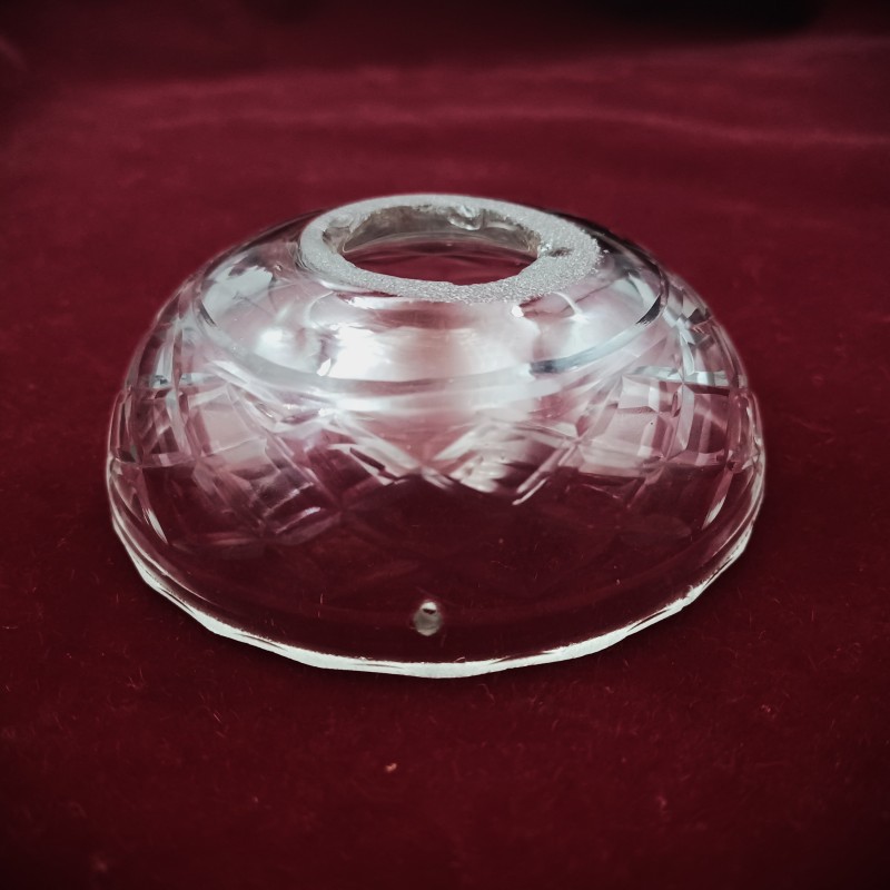 1950s chandelier bobeche - drip pan