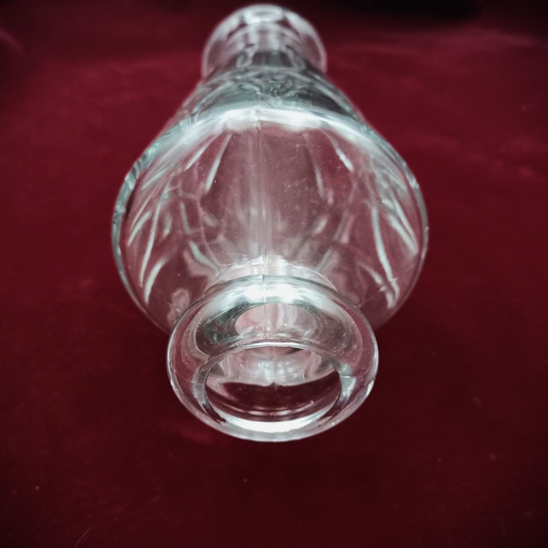 Decorative Clear Glass Chandelier Centre Section Faceted Pattern