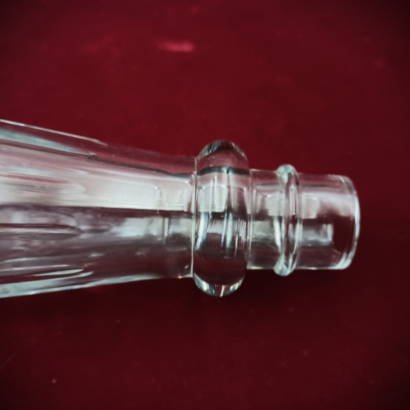 Decorative Clear Glass Chandelier Centre Section Faceted Pattern