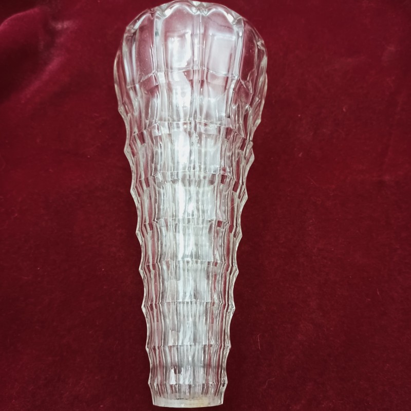 Vintage Moulded Glass Chandelier Central Stem Cone Replacement