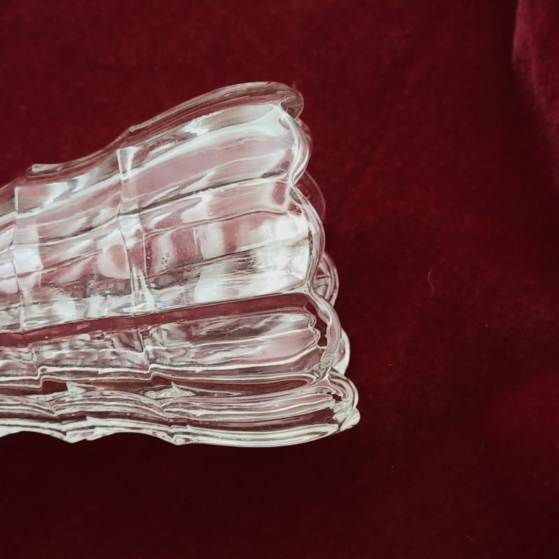 Vintage Moulded Glass Chandelier Central Stem Cone Replacement