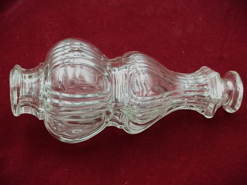 Decorative Clear Glass Centre Stem for Chandelier Restoration