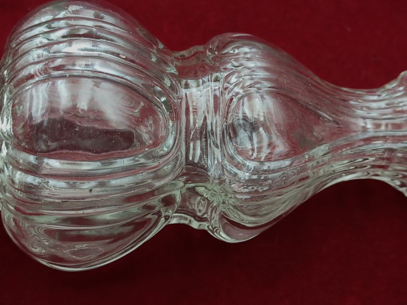 Decorative Clear Glass Centre Stem for Chandelier Restoration