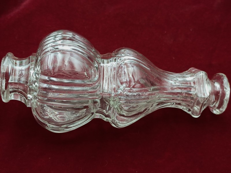 Decorative Clear Glass Centre Stem for Chandelier Restoration