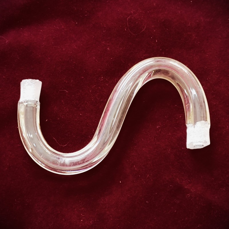 Fluted glass chandelier wall light arm 