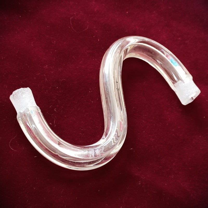 Fluted glass chandelier wall light arm 
