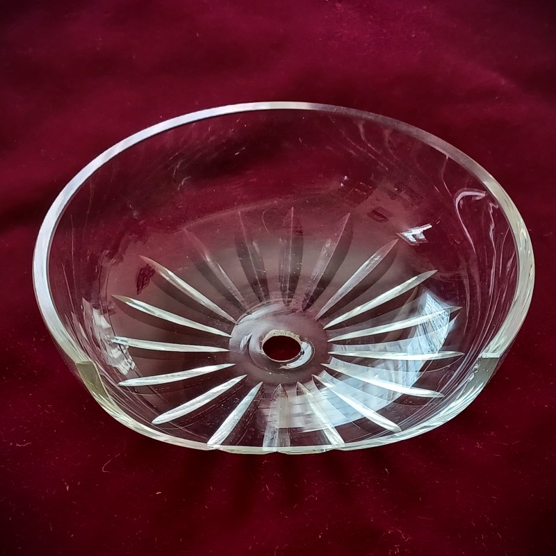 Antique Wall Light Receiver Plate Glass