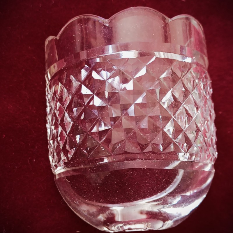 Wall Light hand cut Glass Receiver Plate 