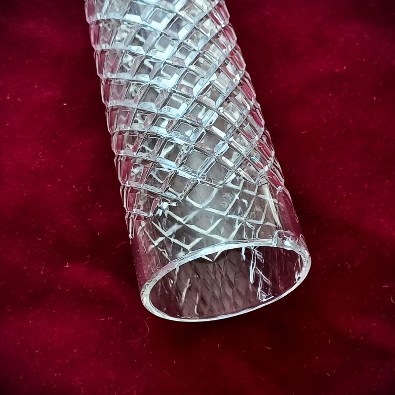 Crystal Chandelier hand cut Stem spacer