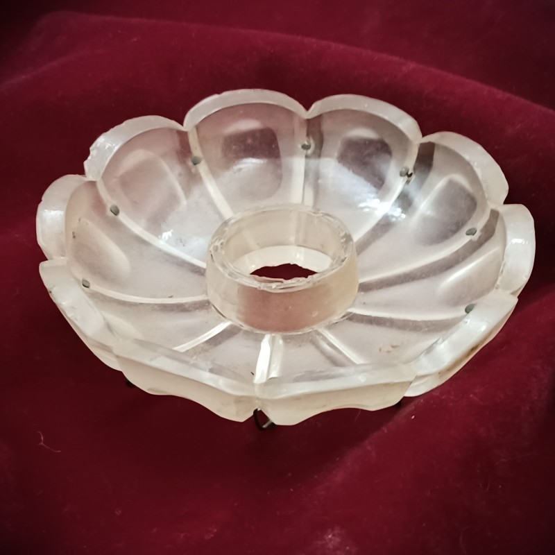 Antique chandelier grease pan