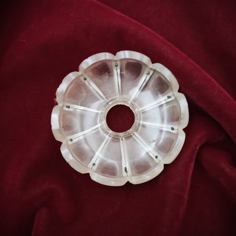Antique chandelier grease pan