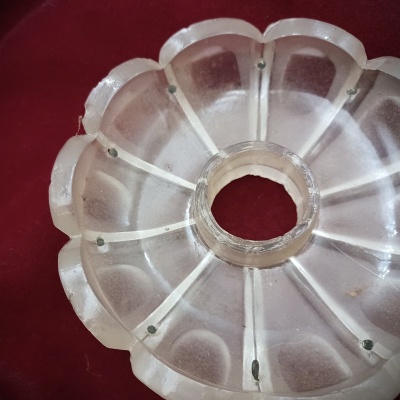 Antique chandelier grease pan