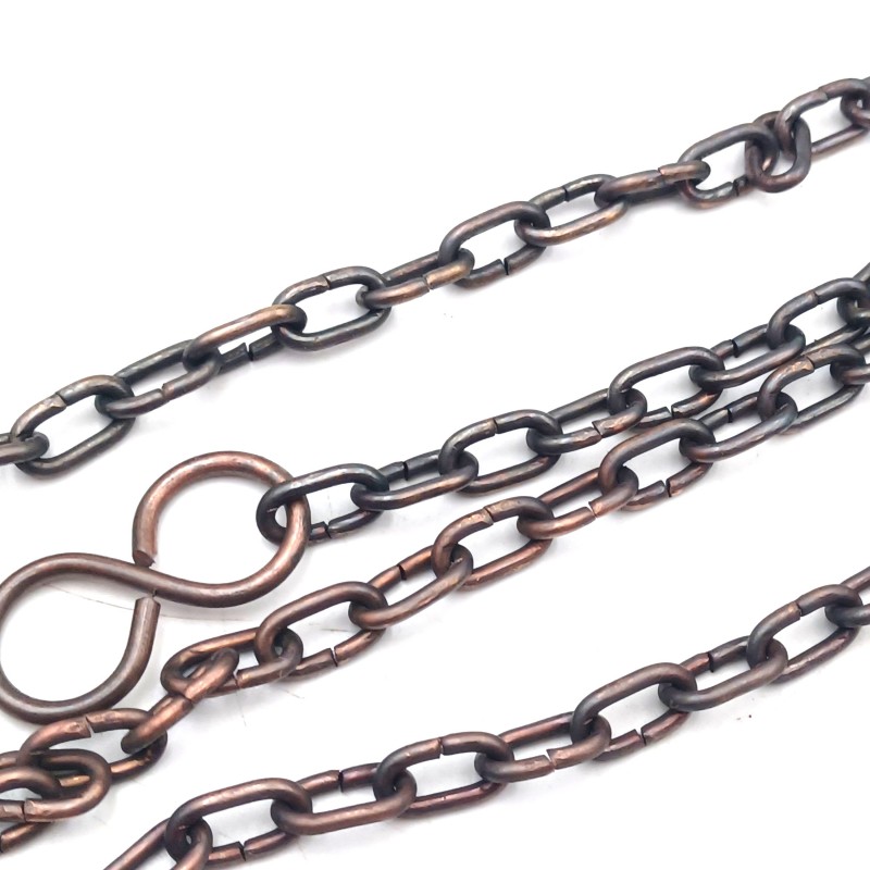 Plated Chandelier Chain With 2 S Hooks 6kg Max. Choice Of Finish And Length