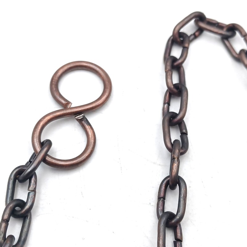 Plated Chandelier Chain With 2 S Hooks 6kg Max. Choice Of Finish And Length