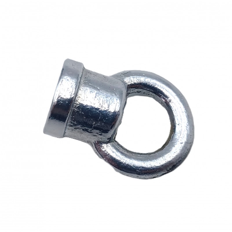 chandelier ceiling  hook closed loop in chrome 10mm thread 22mm diameter 