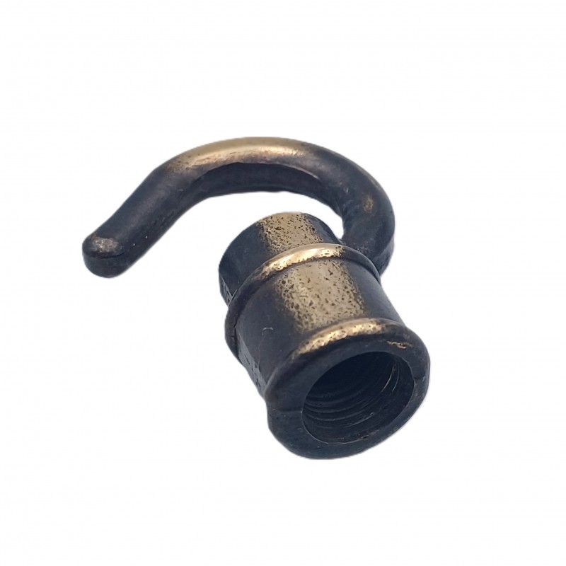Chandelier hook open hook brushed antique 10mm female thread 
