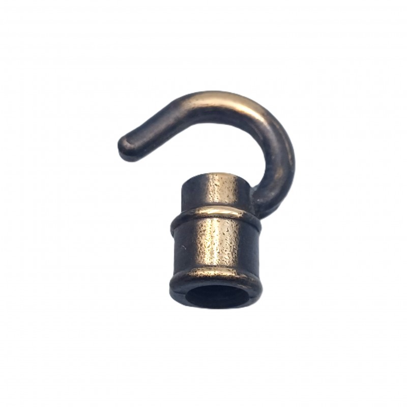 Chandelier hook open hook brushed antique 10mm female thread 