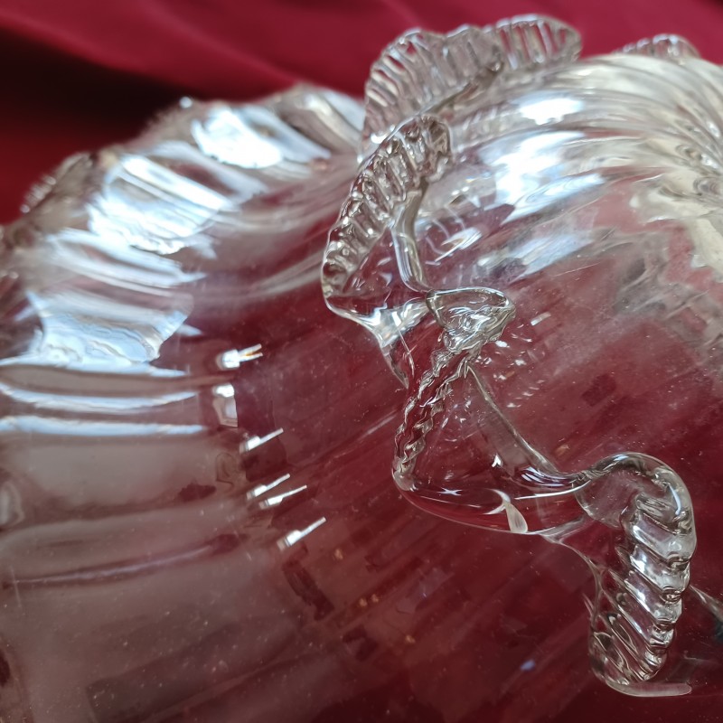 Antique Venetian glass chandelier bottom bowl C1860